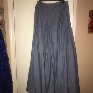 Pants with back drape